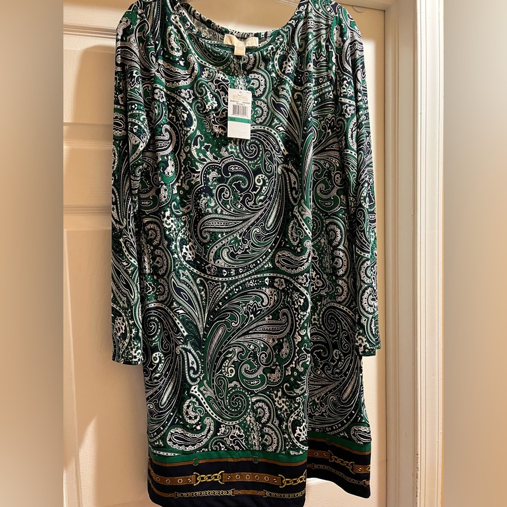 Michael Kors Paisley Dress size L